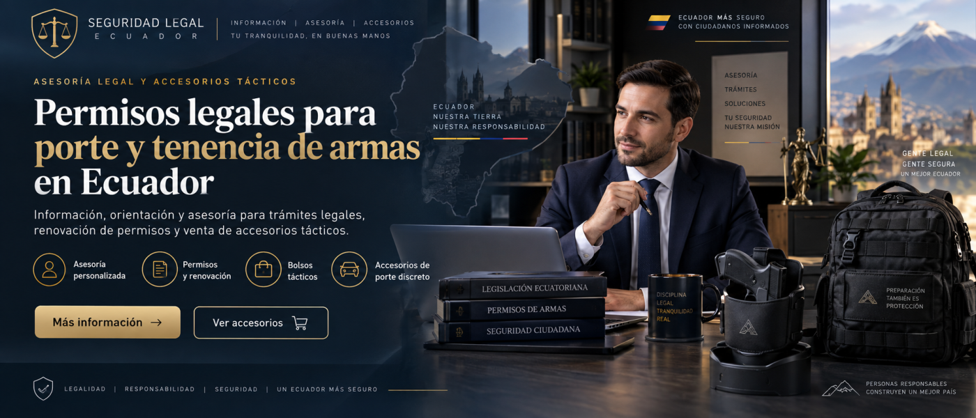 PERMISO DE PORTE O TENENCIA DE ARMA DE FUEGO ECUADOR
